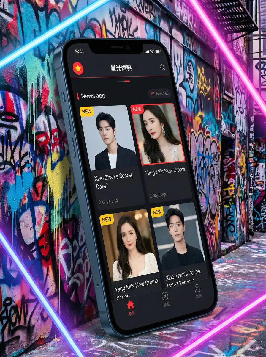 有村架纯 APP界面展示 - 掌上吃瓜神器